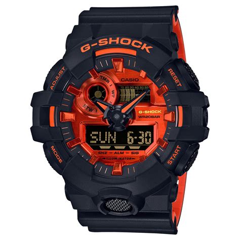 casio g-shock black-orange watch replica|g shock casio watches price.